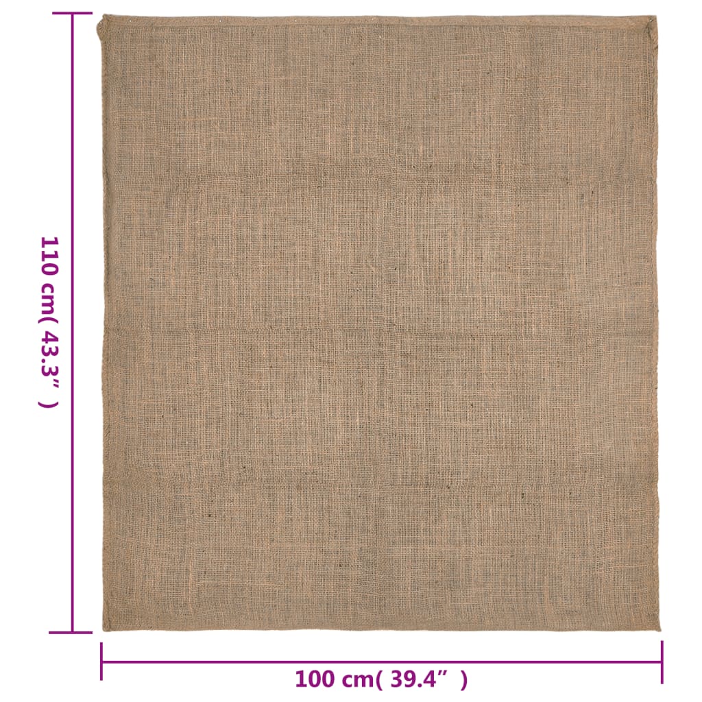 vidaXL Jute Sacks 30 pcs 100x110 cm 100% Jute 220 gsm