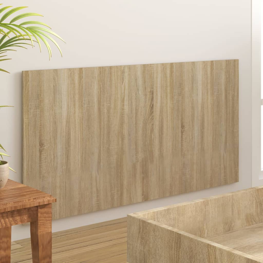 vidaXL Bed Headboard Sonoma Oak 160x1.5x80 cm Engineered Wood