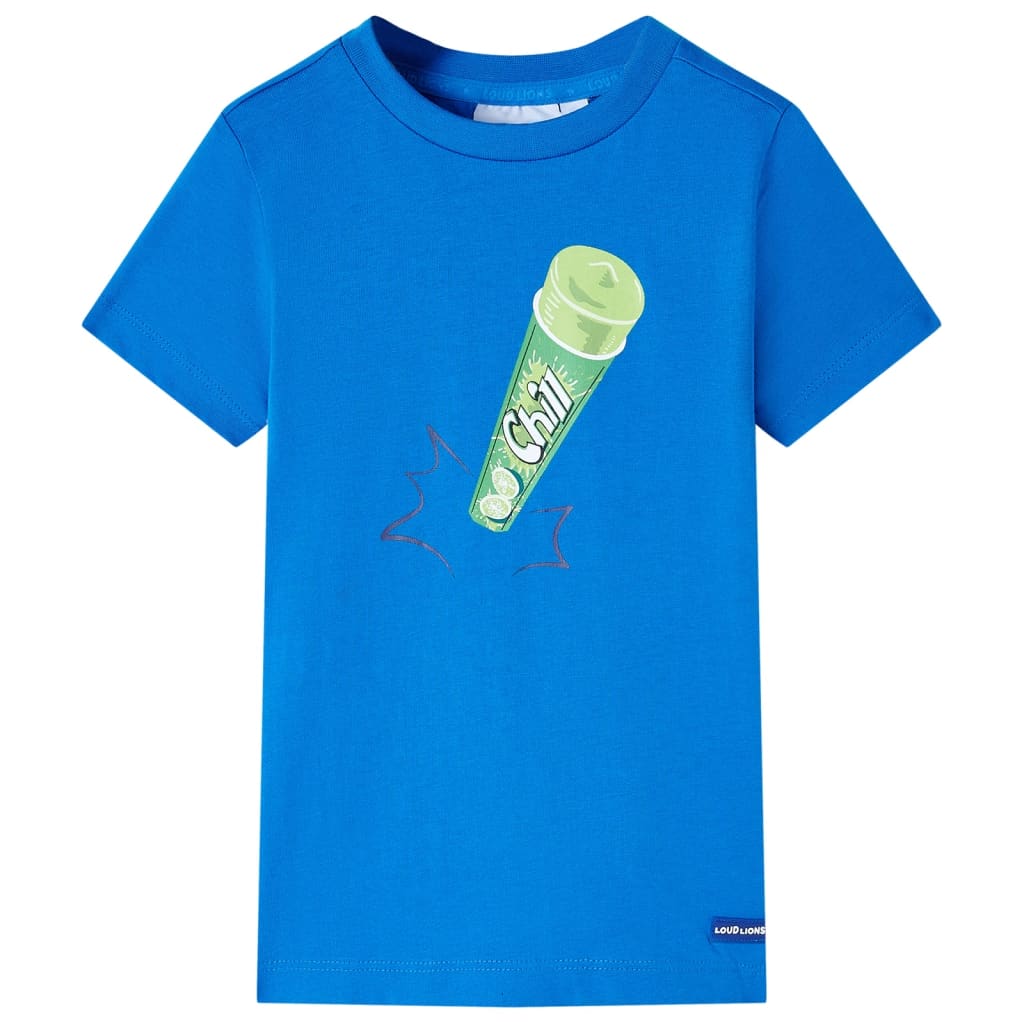 Kids' T-shirt Bright Blue 116