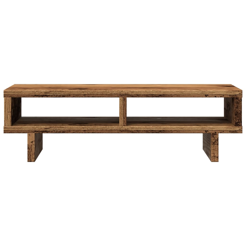 vidaXL Monitor Stand Old Wood 50x27x15 cm Engineered Wood