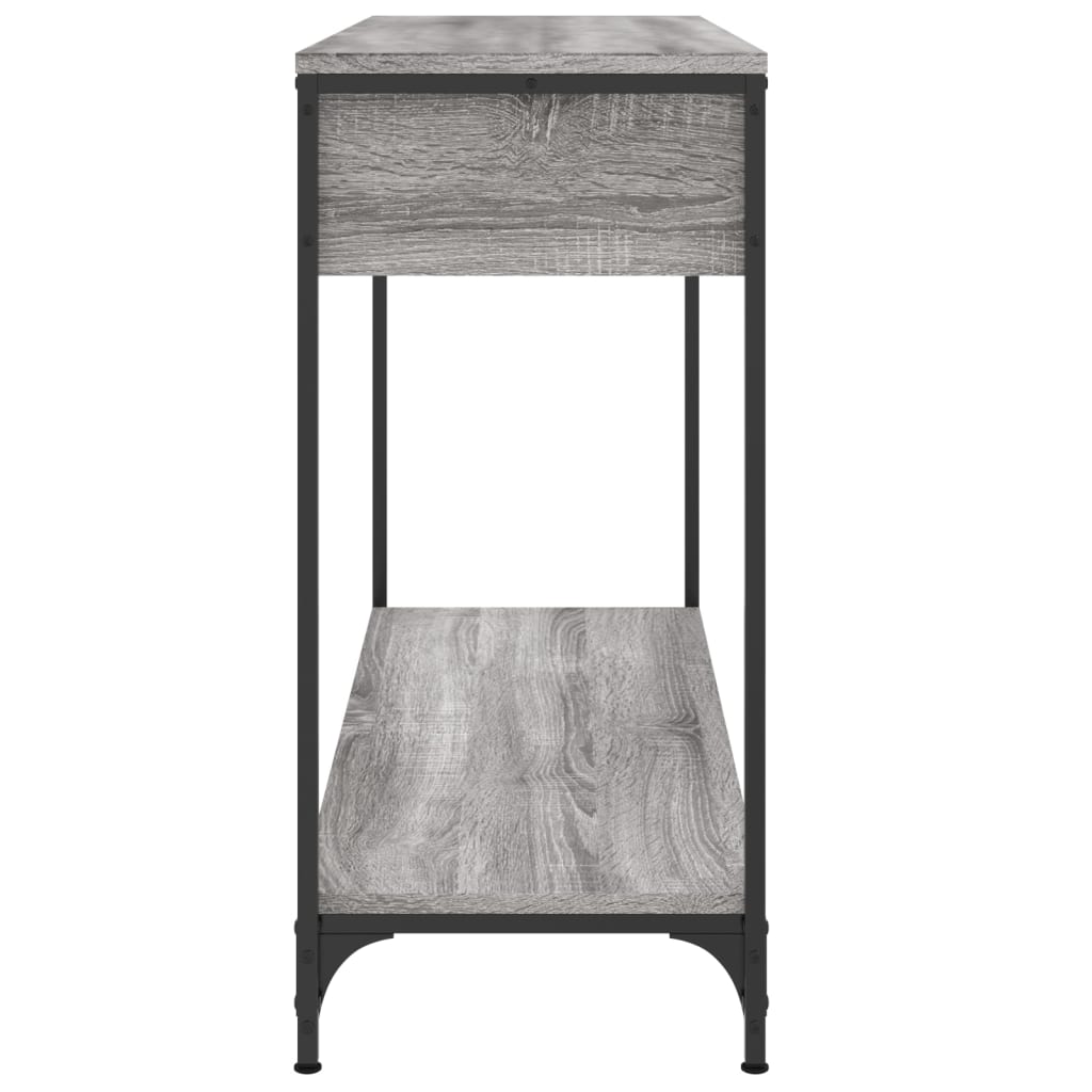 vidaXL Console Table Grey Sonoma 100x34.5x75 cm Engineered Wood