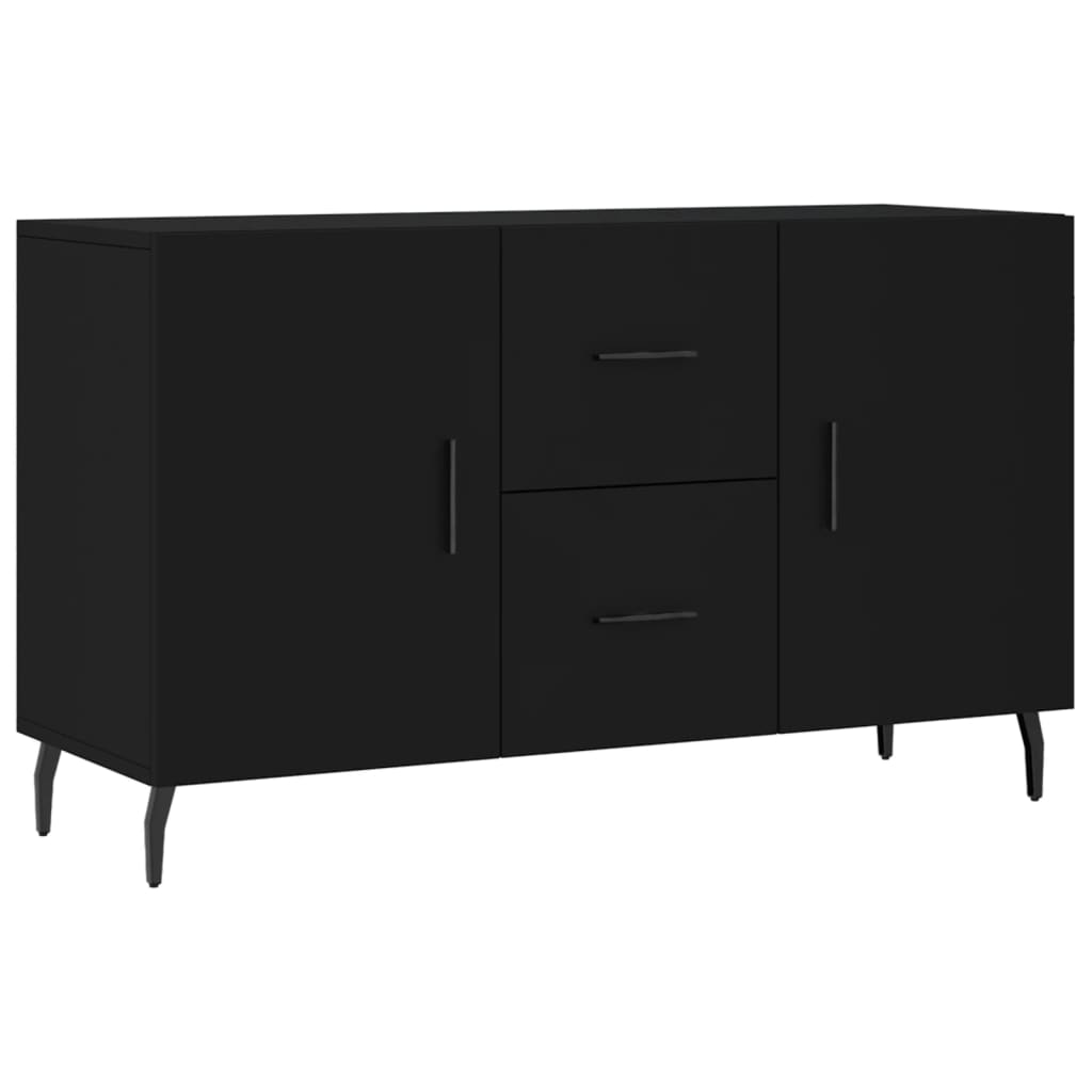 vidaXL Sideboard Black 100x36x60 cm Engineered Wood