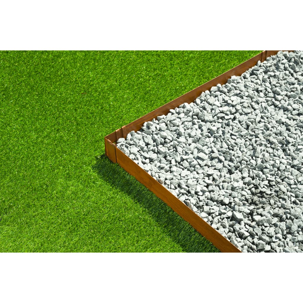 Nature Garden Border Edging 3 pcs 91.4x10.2 cm Corten Steel