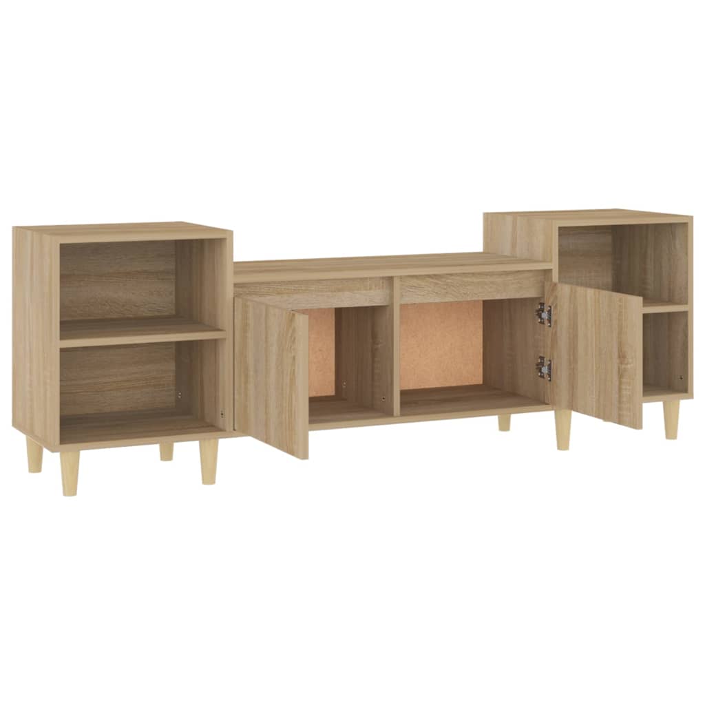 vidaXL TV Cabinet Sonoma Oak 160x35x55 cm Engineered Wood