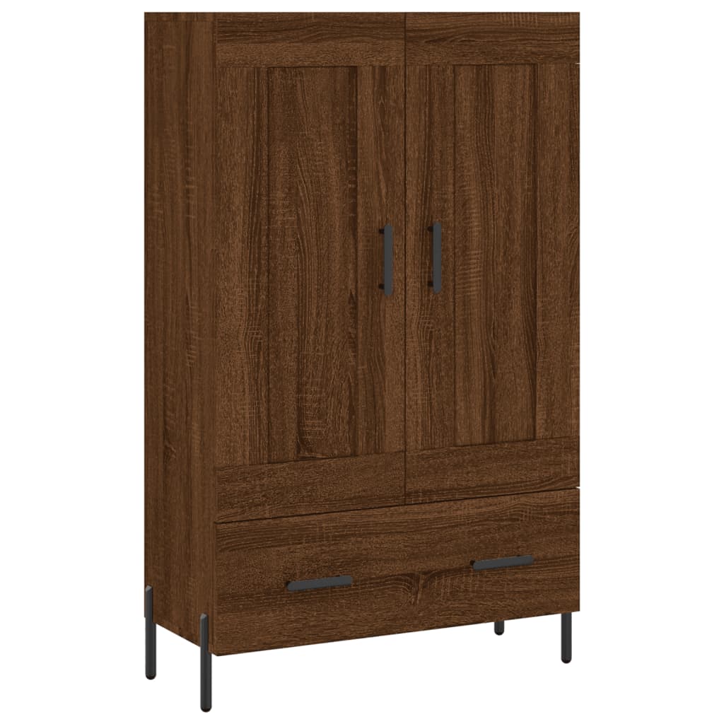 vidaXL Highboard Brown Oak 69.5x31x115 cm Engineered Wood