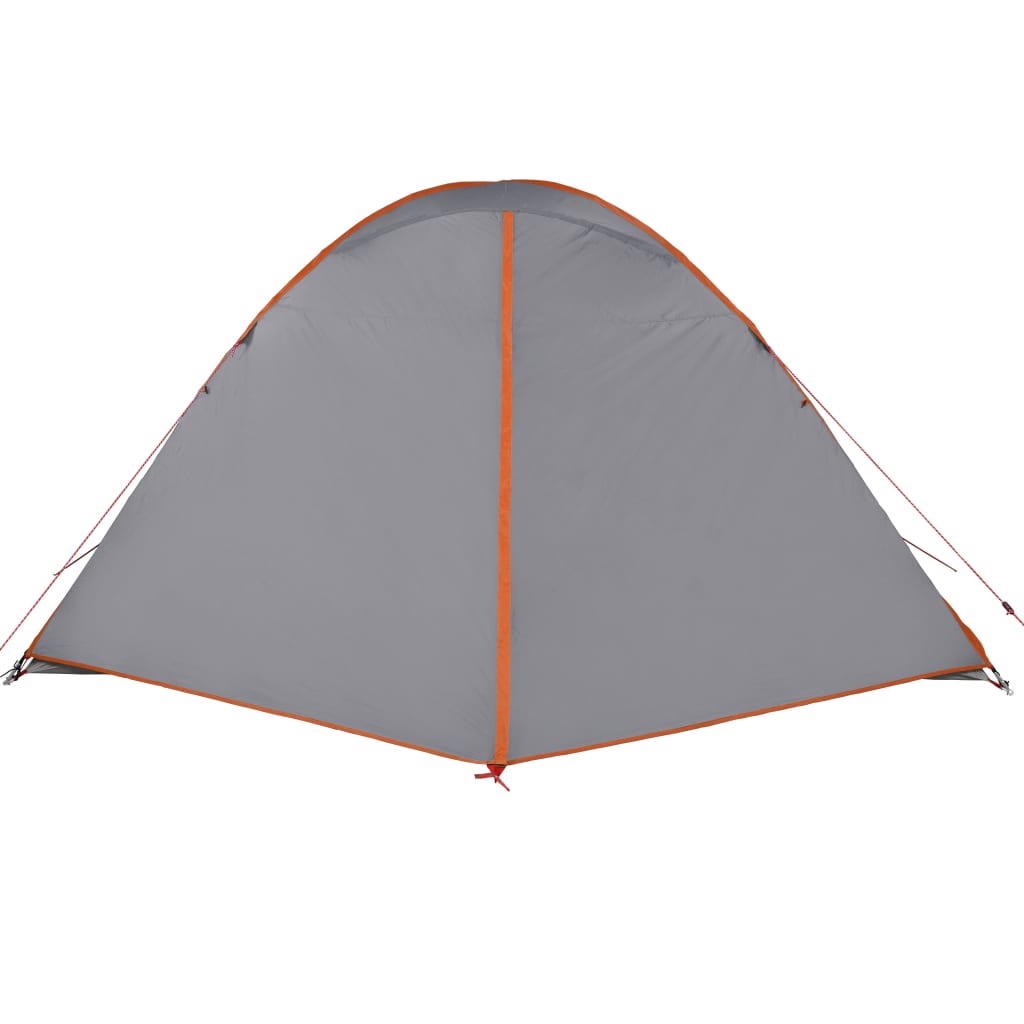 vidaXL Camping Tent Dome 6-Person Orange Waterproof