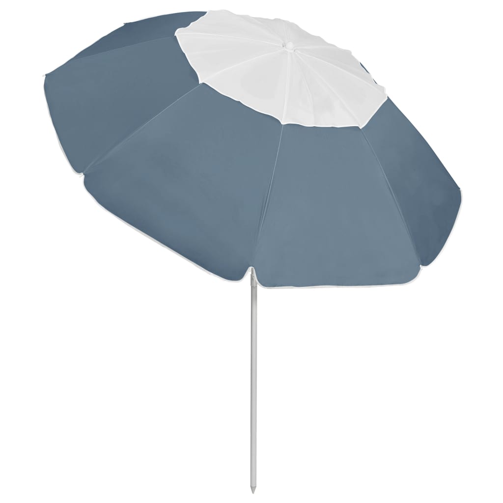 vidaXL Beach Parasol Blue 300 cm