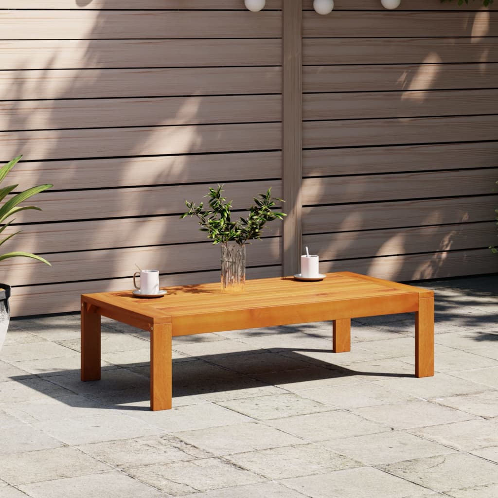 vidaXL Garden Table 100x50x27 cm Solid Wood Acacia