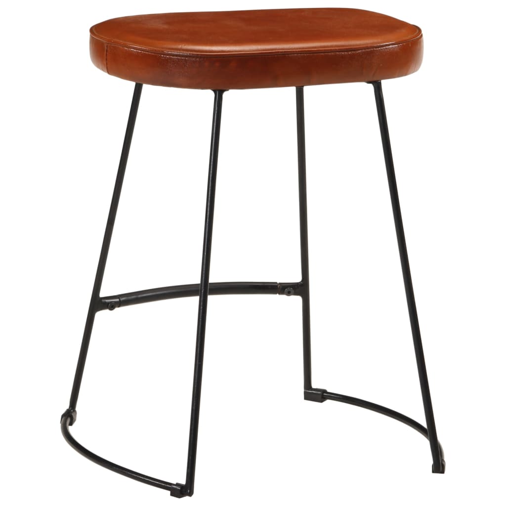 vidaXL Bar Stools 2 pcs Dark Brown 40x29.5x53 cm