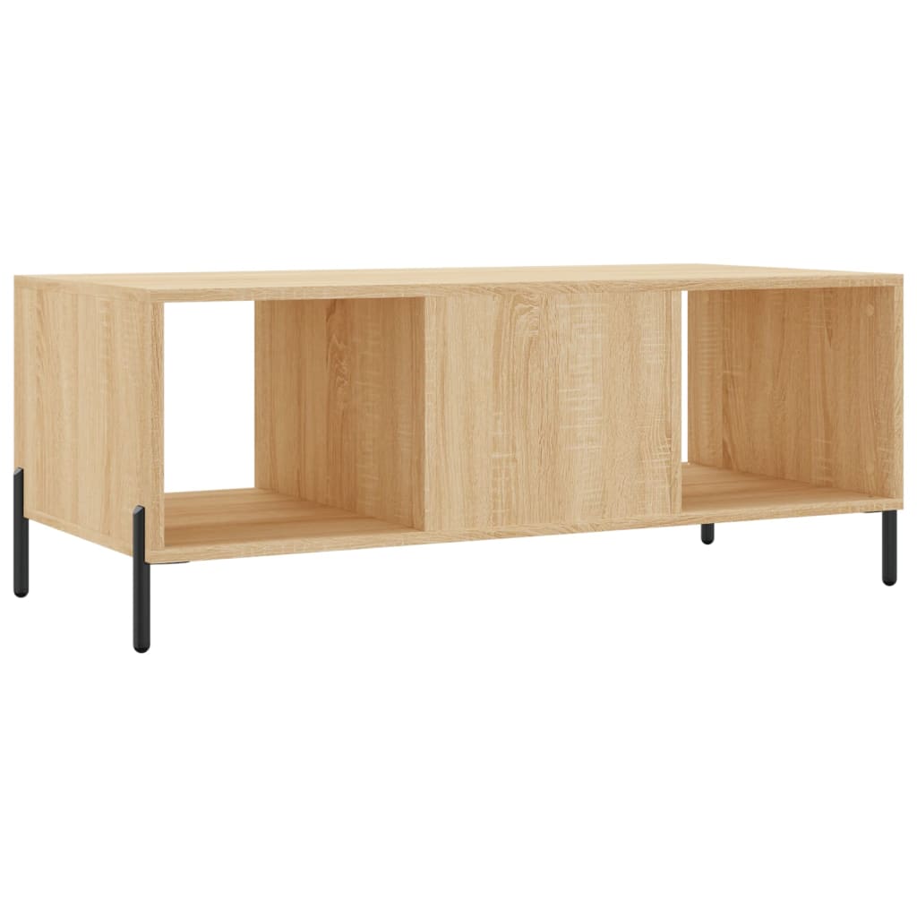 vidaXL Coffee Table Sonoma Oak 102x50x40 cm Engineered Wood