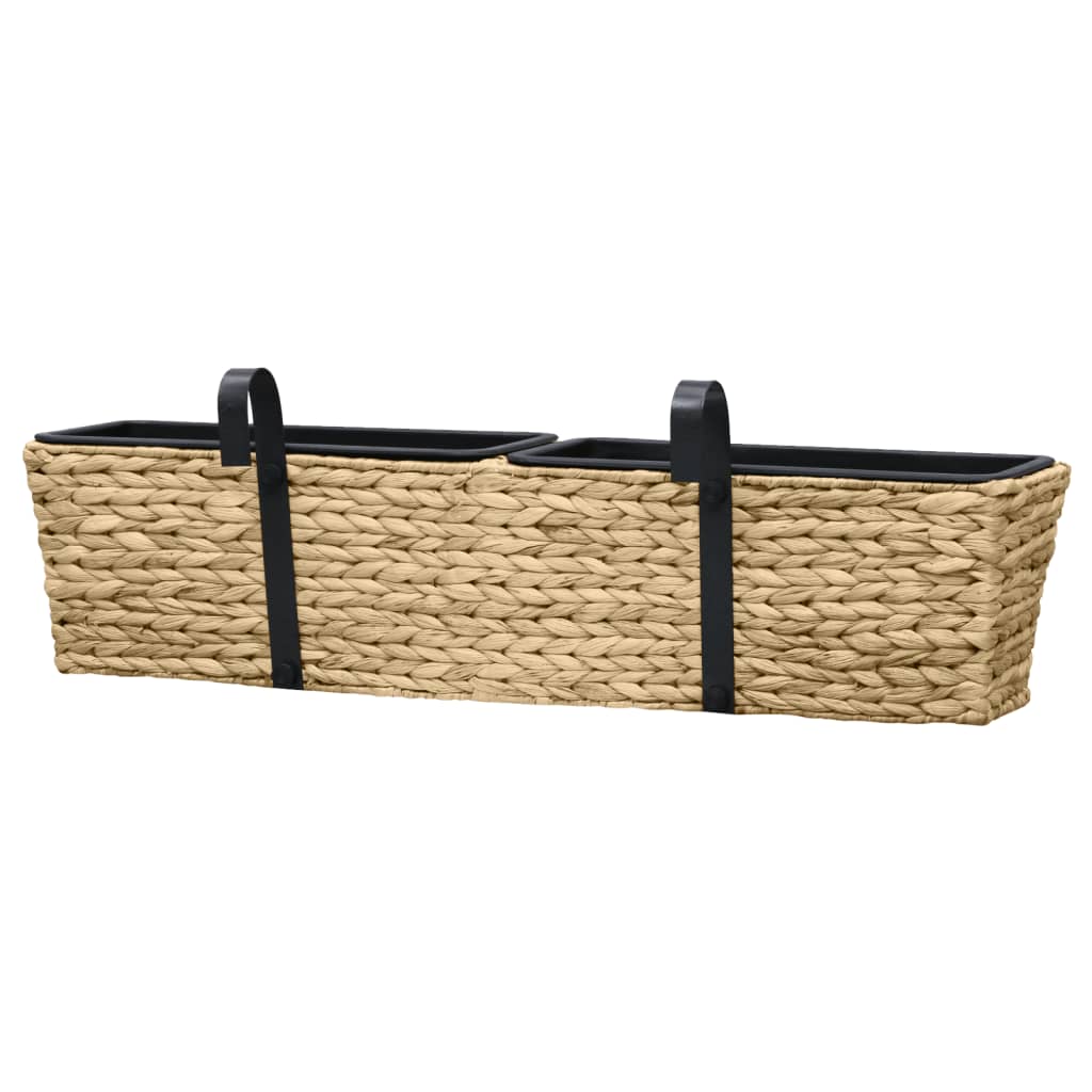 vidaXL Planters 2 pcs Water Hyacinth