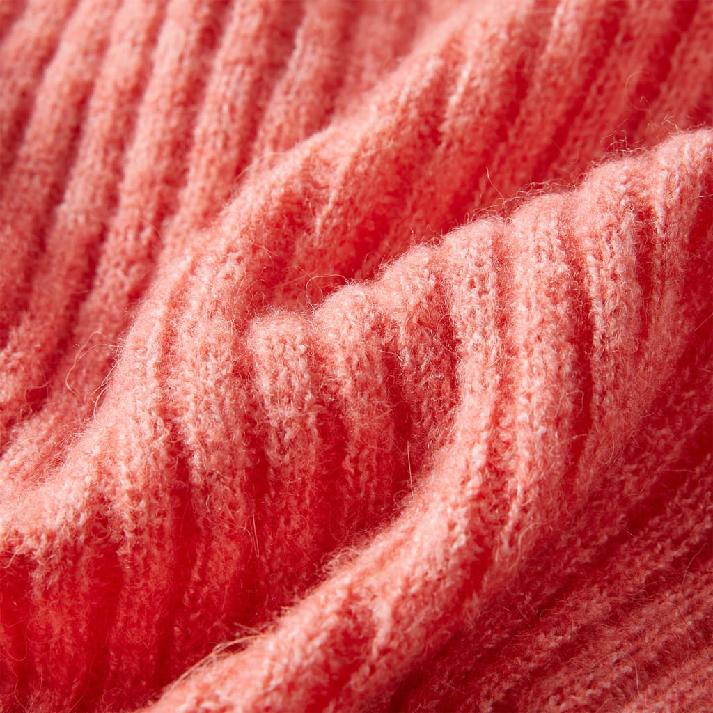 Kids' Cardigan Knitted Medium Pink 140