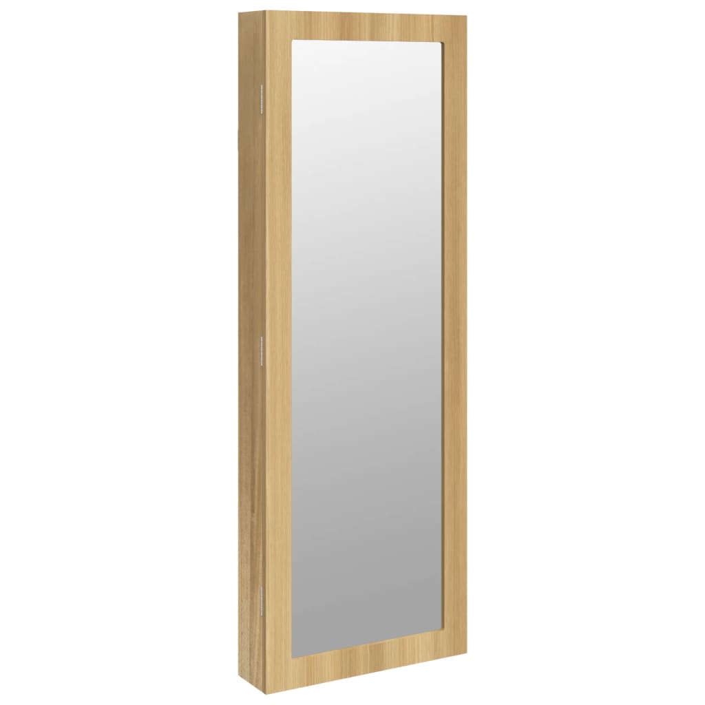 vidaXL Mirror Jewellery Cabinet Wall Mounted 37.5x10x106 cm