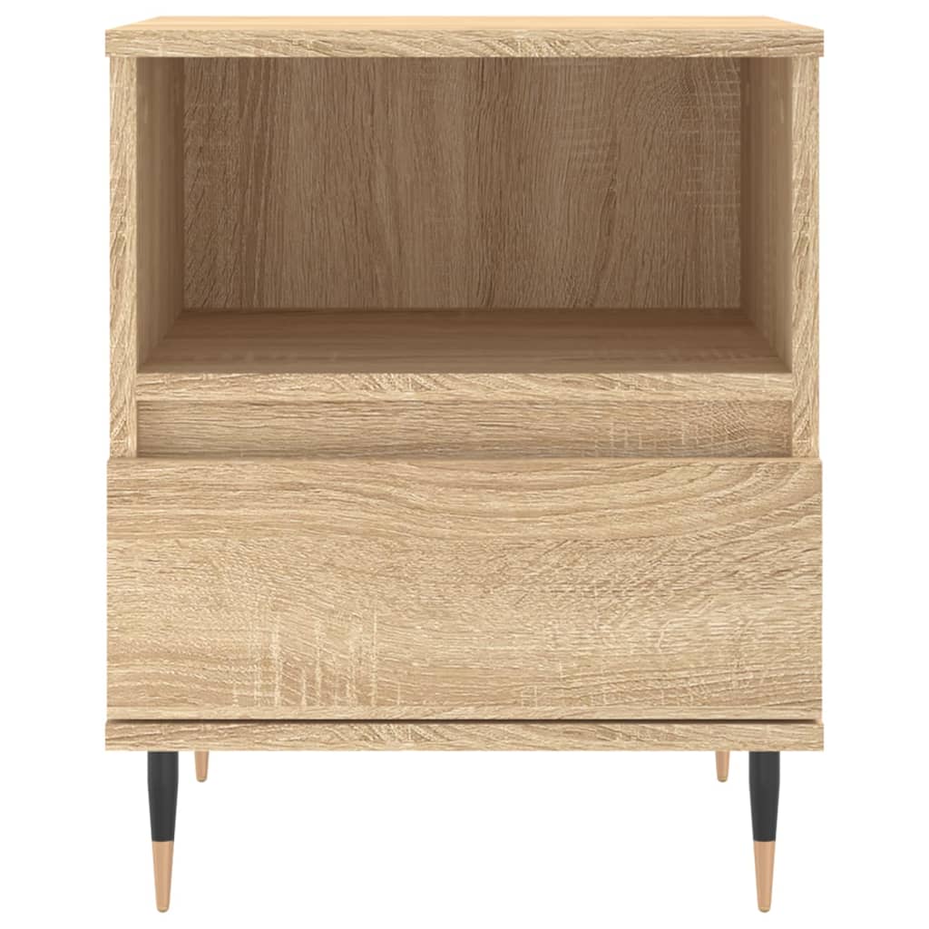 vidaXL Bedside Cabinets 2 pcs Sonoma Oak 40x35x50 cm Engineered Wood