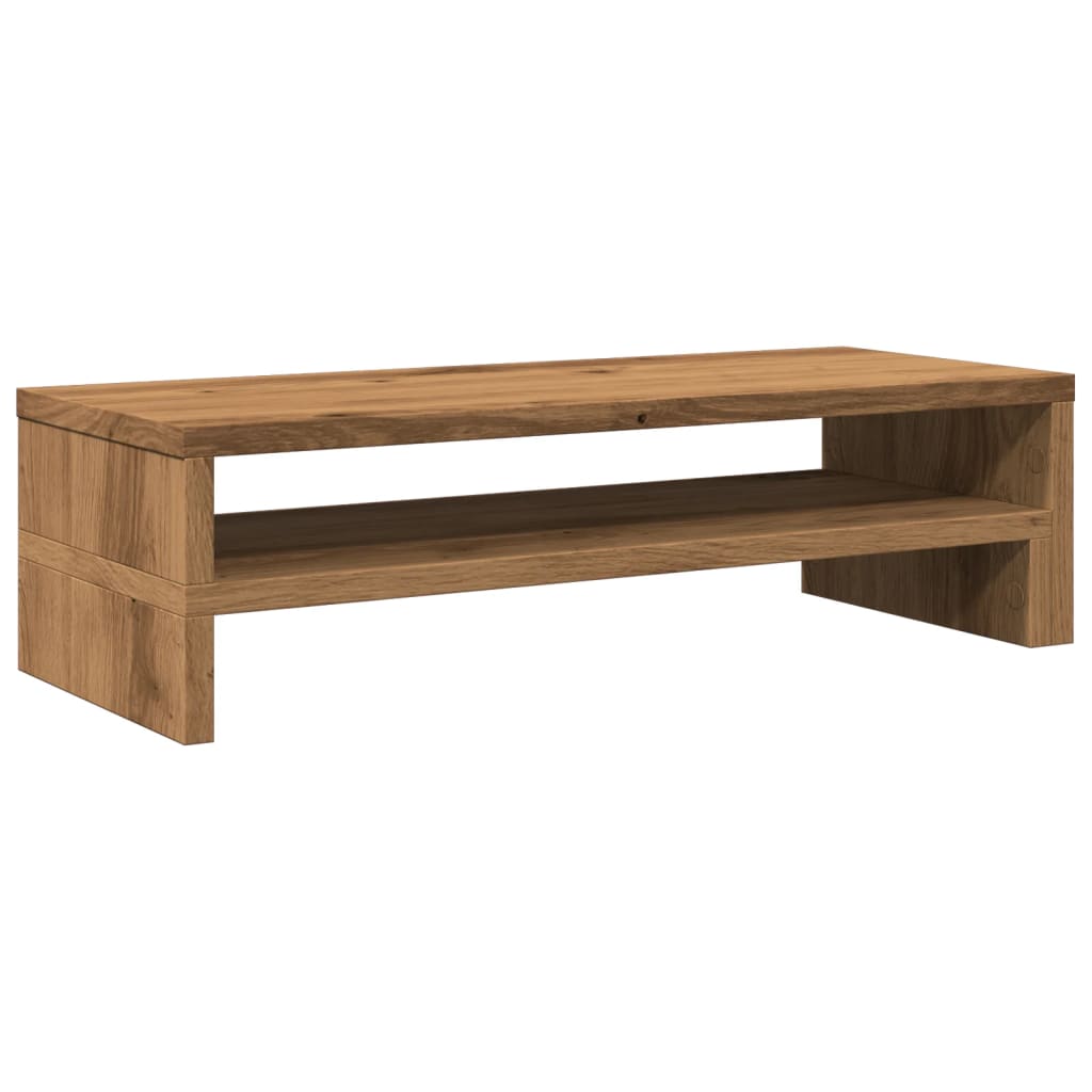 vidaXL Monitor Stand Artisian Oak 54x22x15 cm Engineered Wood