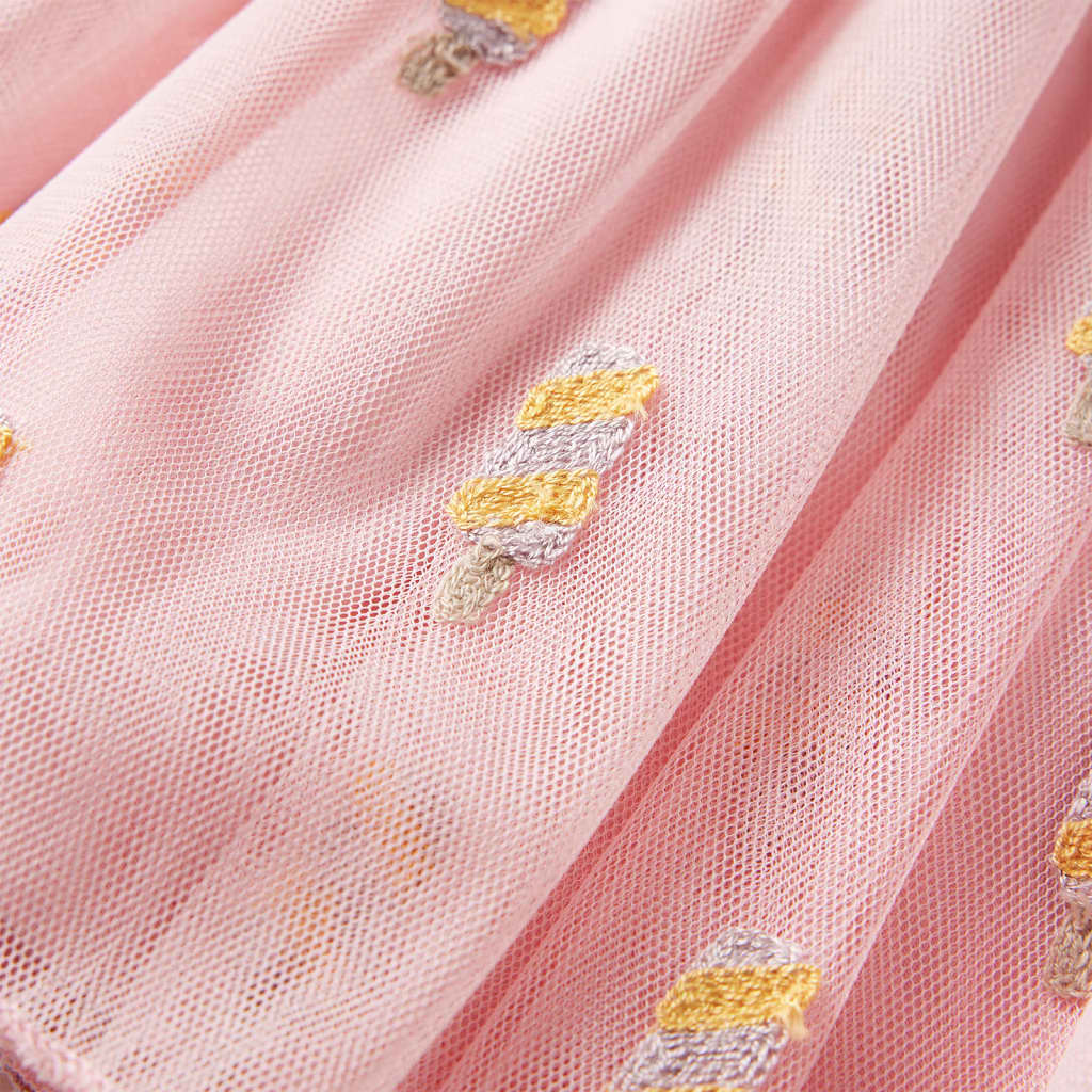 Kids' Skirt with Tulle Light Pink 128