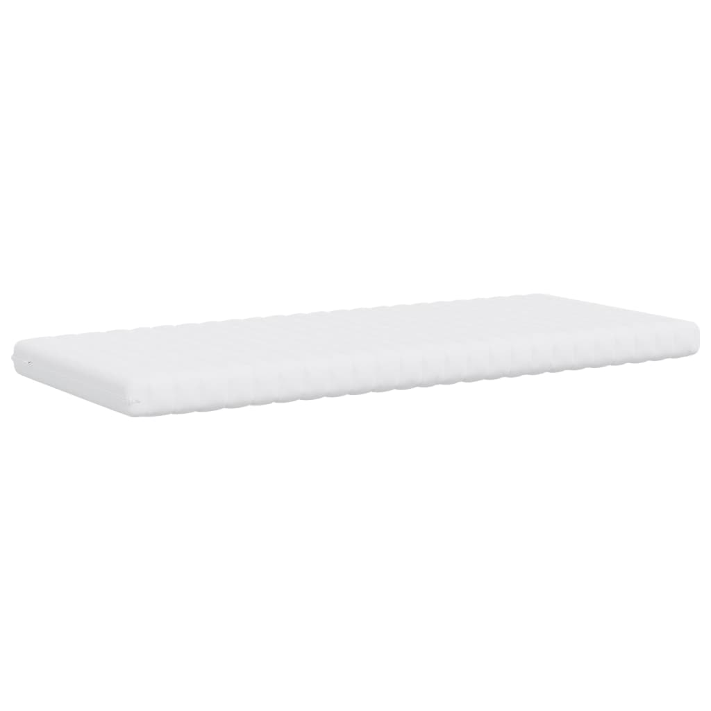 vidaXL Foam Mattresses 2 pcs White 100x200 cm 7-Zone Hardness 20 ILD