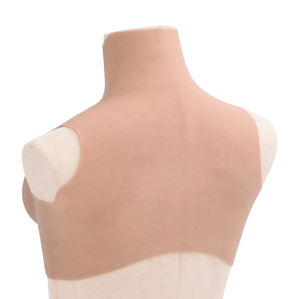 vidaXL Silicone Breastplate Natural C Cup