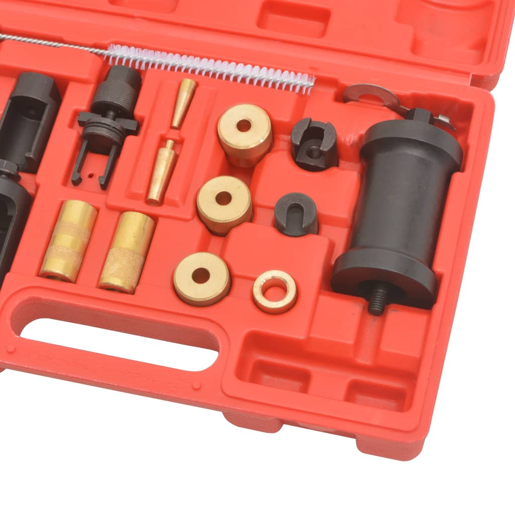 vidaXL 18 Piece Injector Removal & Installer Tool Kit for VAG VW Petrol