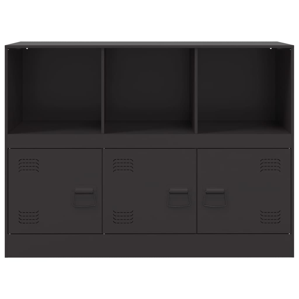 vidaXL Sideboard Black 99x39x73 cm Steel