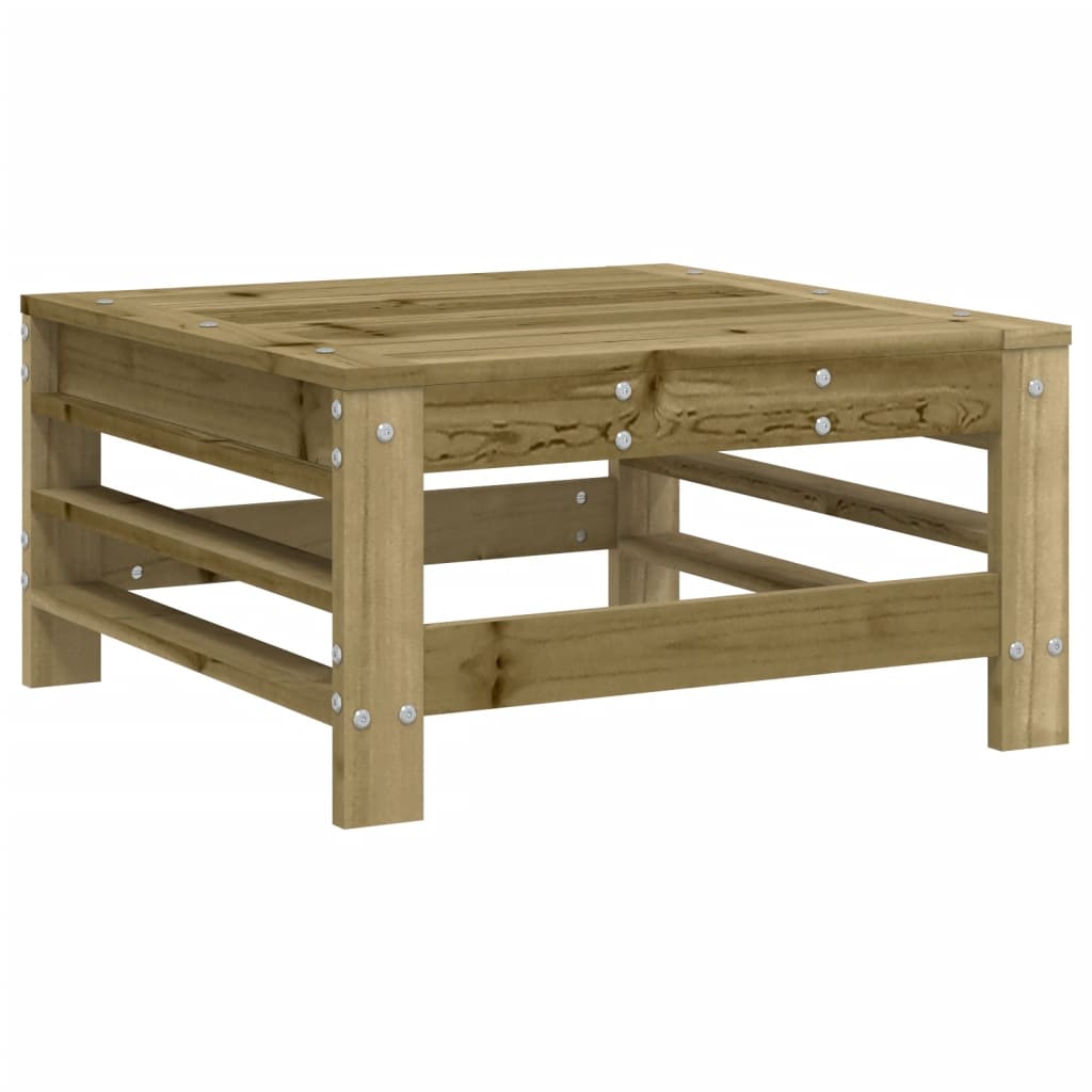 vidaXL Garden Footstool Impregnated Wood Pine