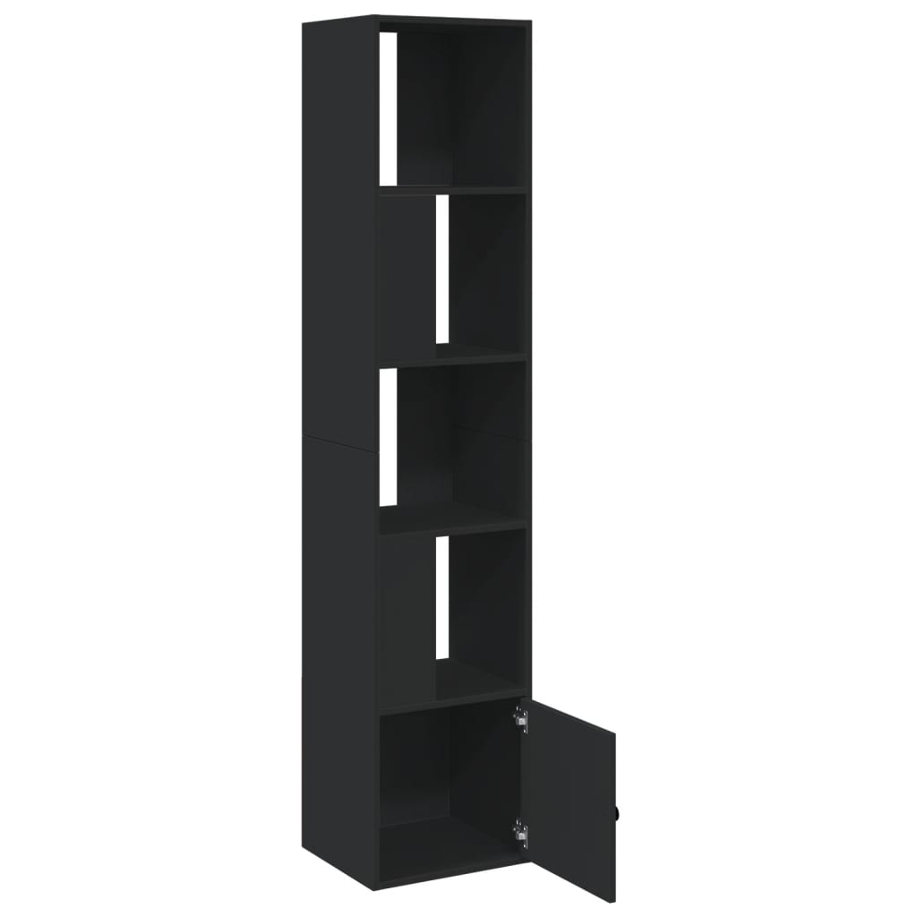 vidaXL Bookcase Black 40x36x189 cm Engineered Wood