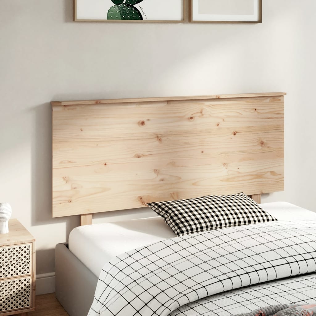 vidaXL Bed Headboard 139x6x82.5 cm Solid Wood Pine