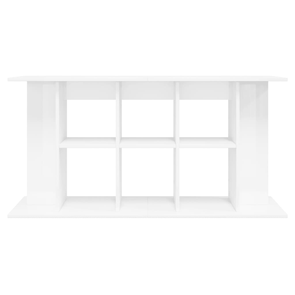 vidaXL Aquarium Stand High Gloss White 120x40x60 cm Engineered Wood