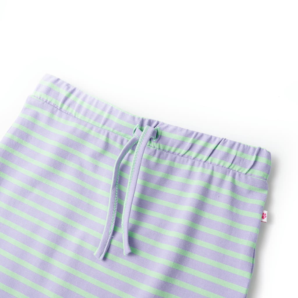 Kids' Straight Skirt with Stripes Bright Mint 128