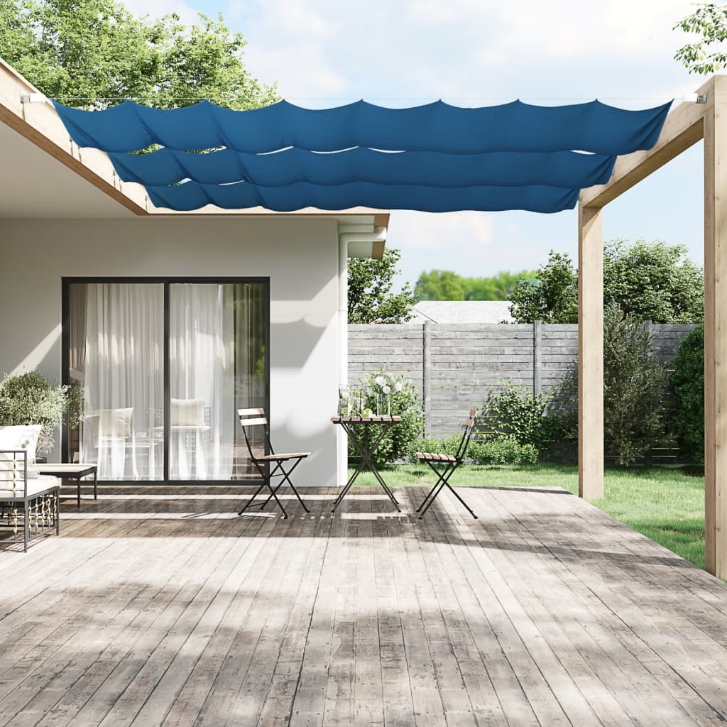 vidaXL Vertical Awning Blue 60x1200 cm Oxford Fabric