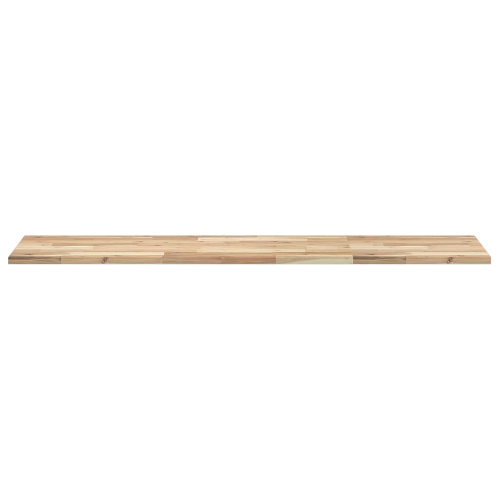 vidaXL Floating Shelf 160x40x2 cm Untreated Solid Wood Acacia