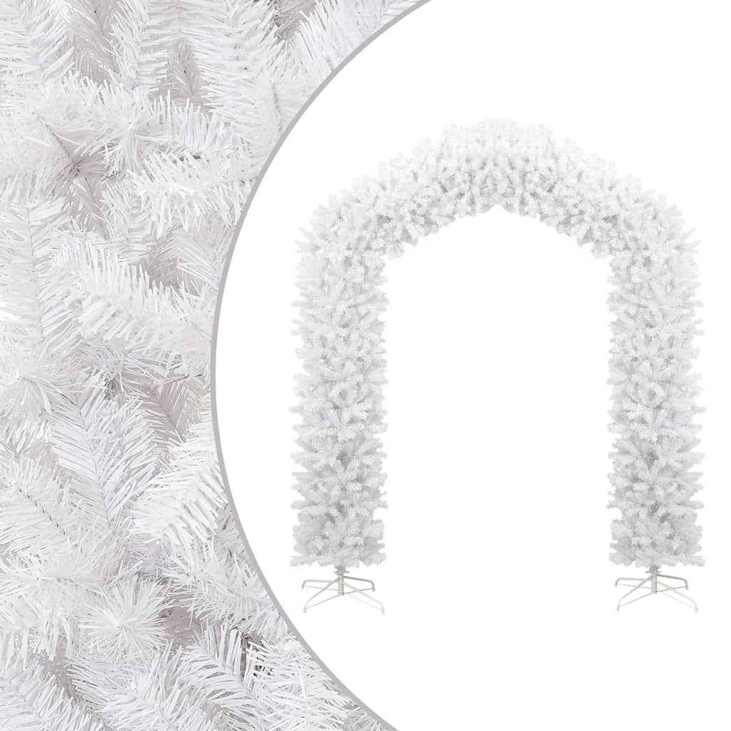 vidaXL Christmas Tree Arch White 270 cm