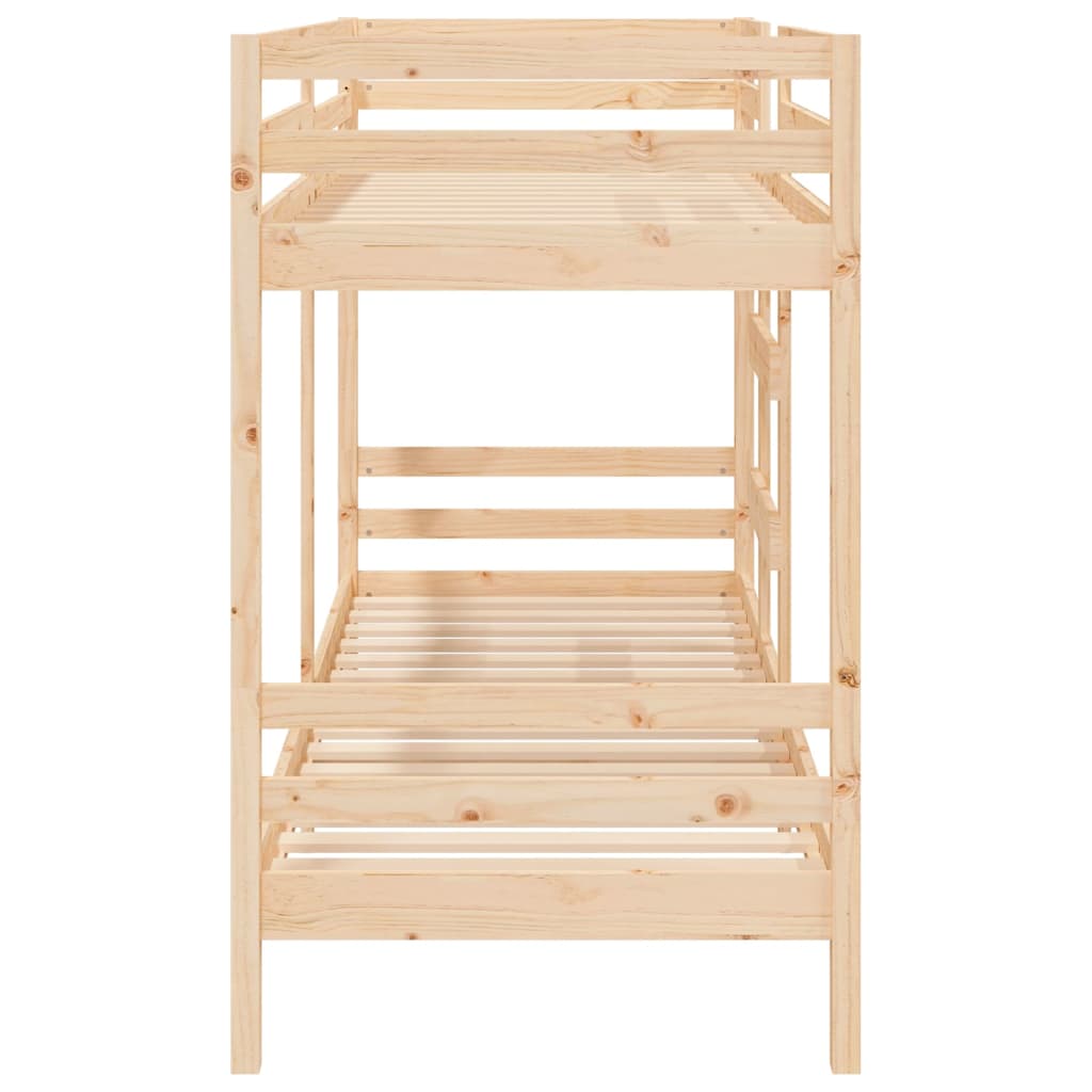 vidaXL Bunk Bed without Mattress 90x200 cm Solid Wood Pine