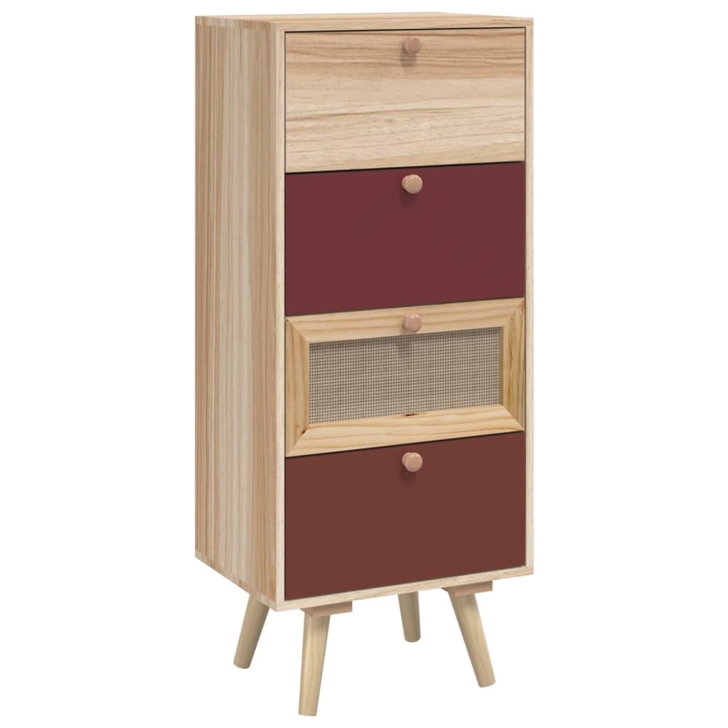 vidaXL Highboard with Drawers 40x30x95 cm Engineered Wood