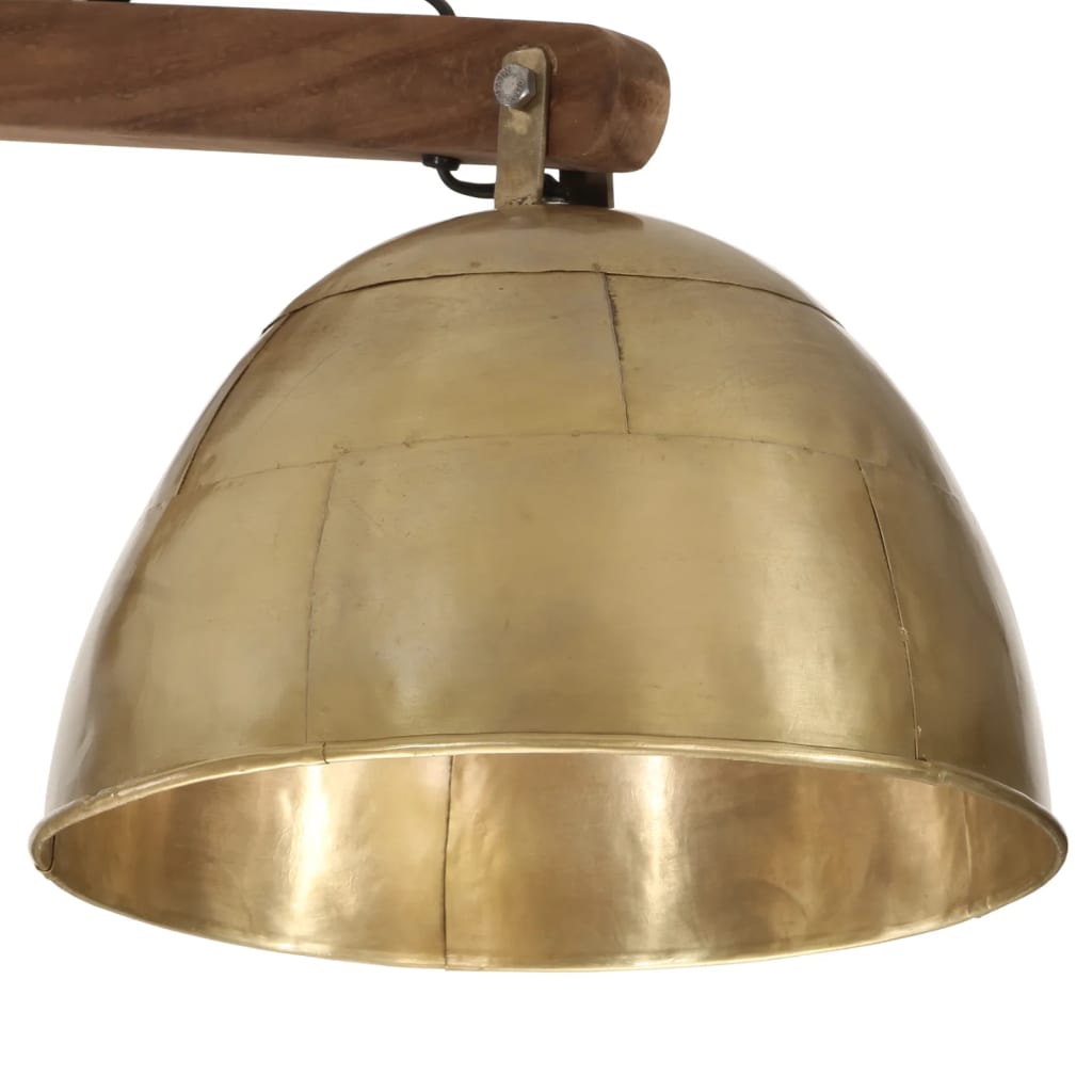 vidaXL Ceiling Lamp 25 W Antique Brass 105x30x65-108cm E27