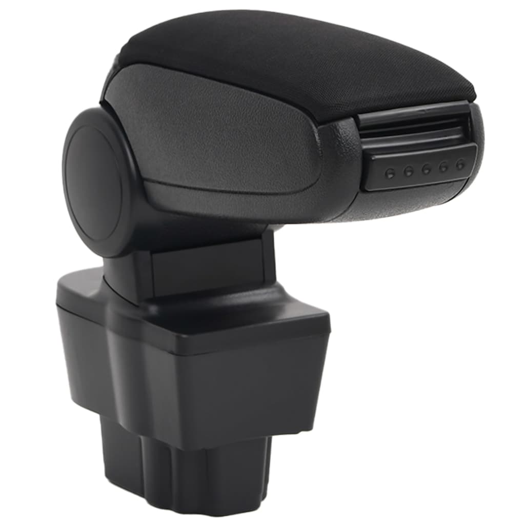 vidaXL Car Armrest Black 12x37x(31-48) cm ABS