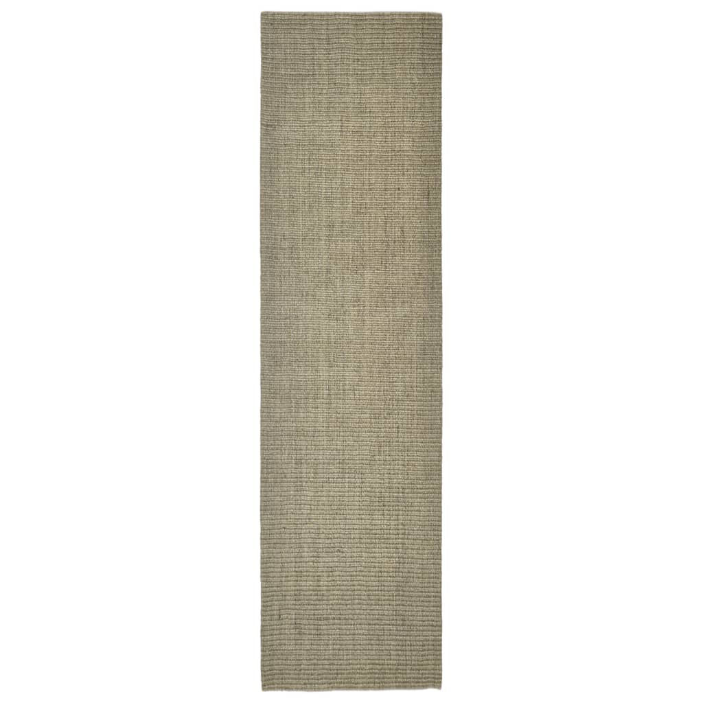 vidaXL Sisal Rug for Scratching Post Taupe 80x300 cm