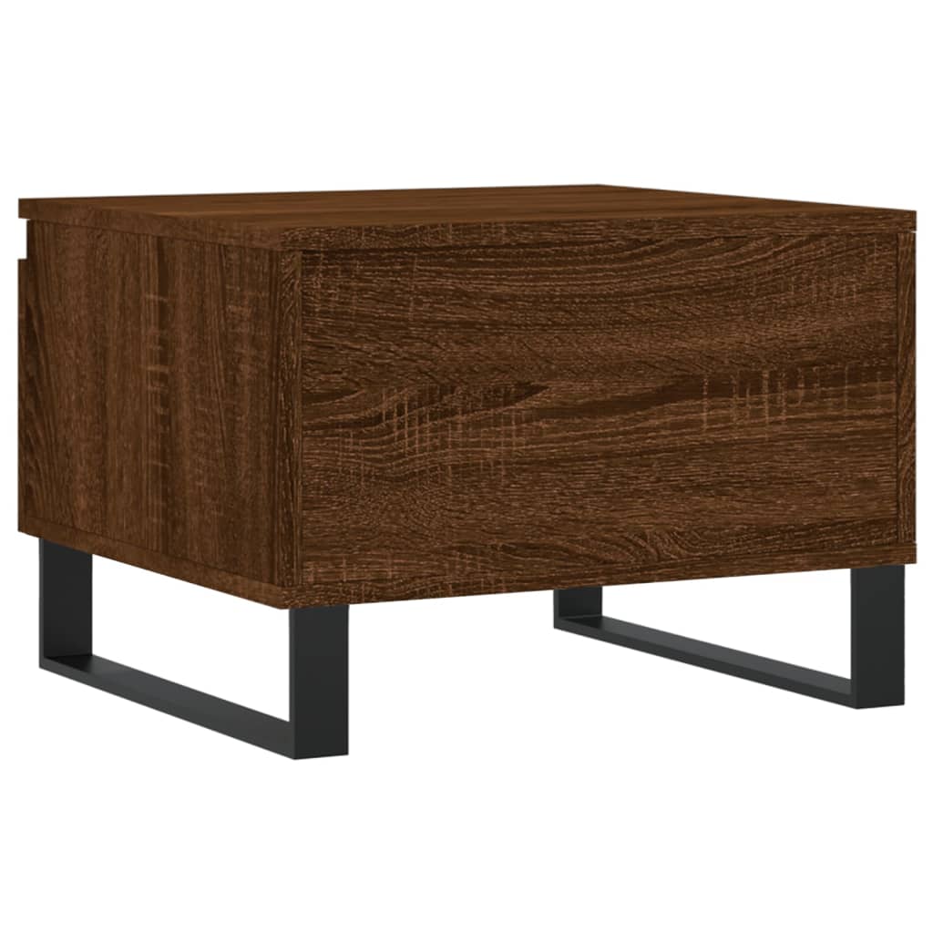 vidaXL Coffee Table Brown Oak 50x46x35 cm Engineered Wood