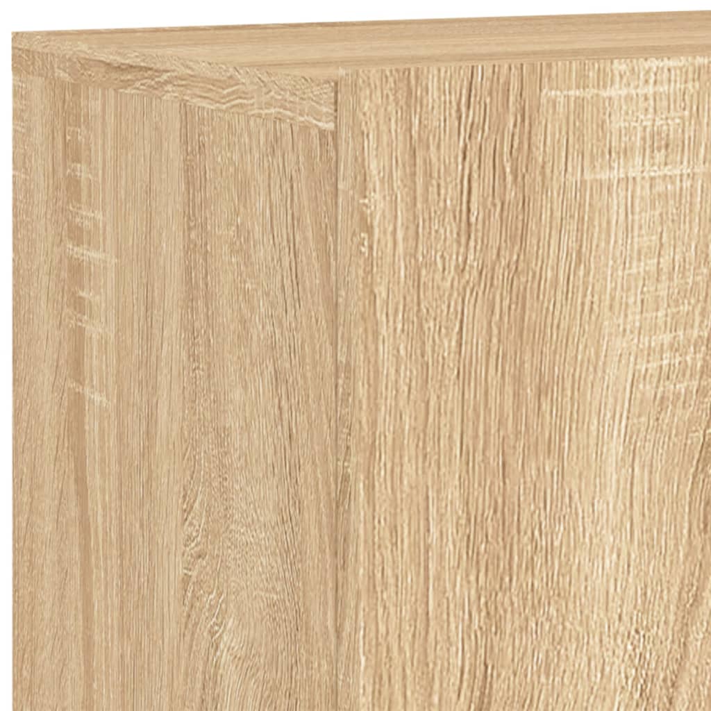 vidaXL TV Cabinet Wall-mounted Sonoma Oak 80x30x41 cm