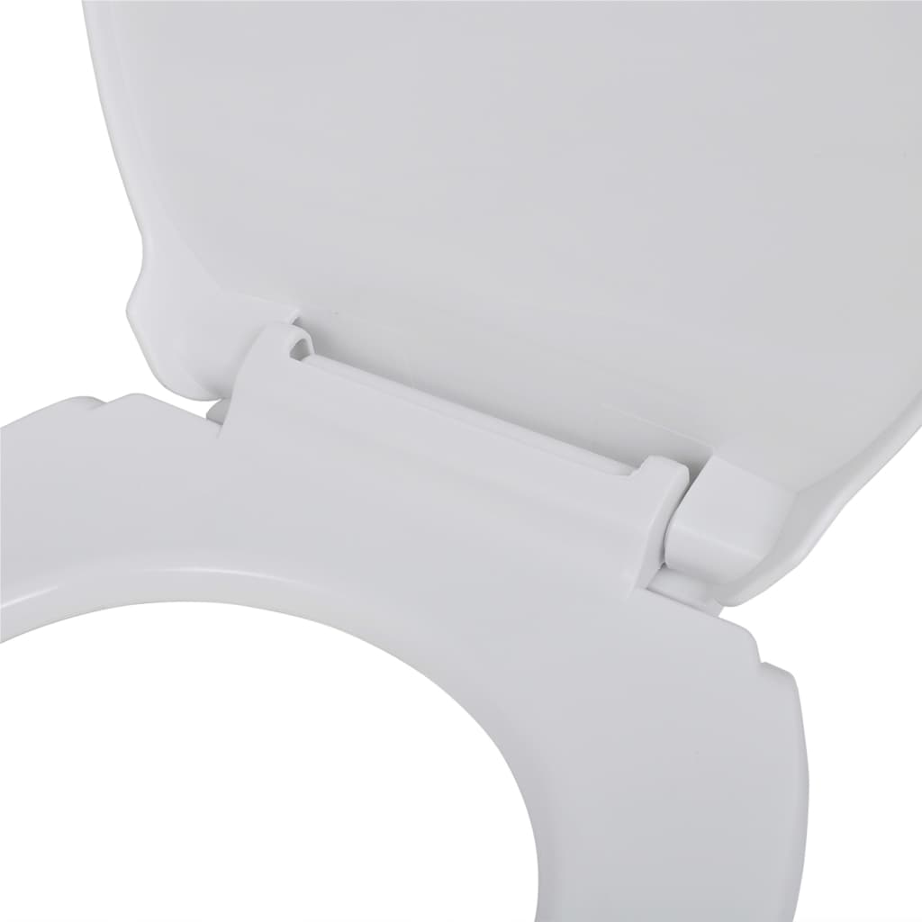 vidaXL Toilet Seats with Soft Close Lids 2 pcs Plastic White | vidaXL.ie