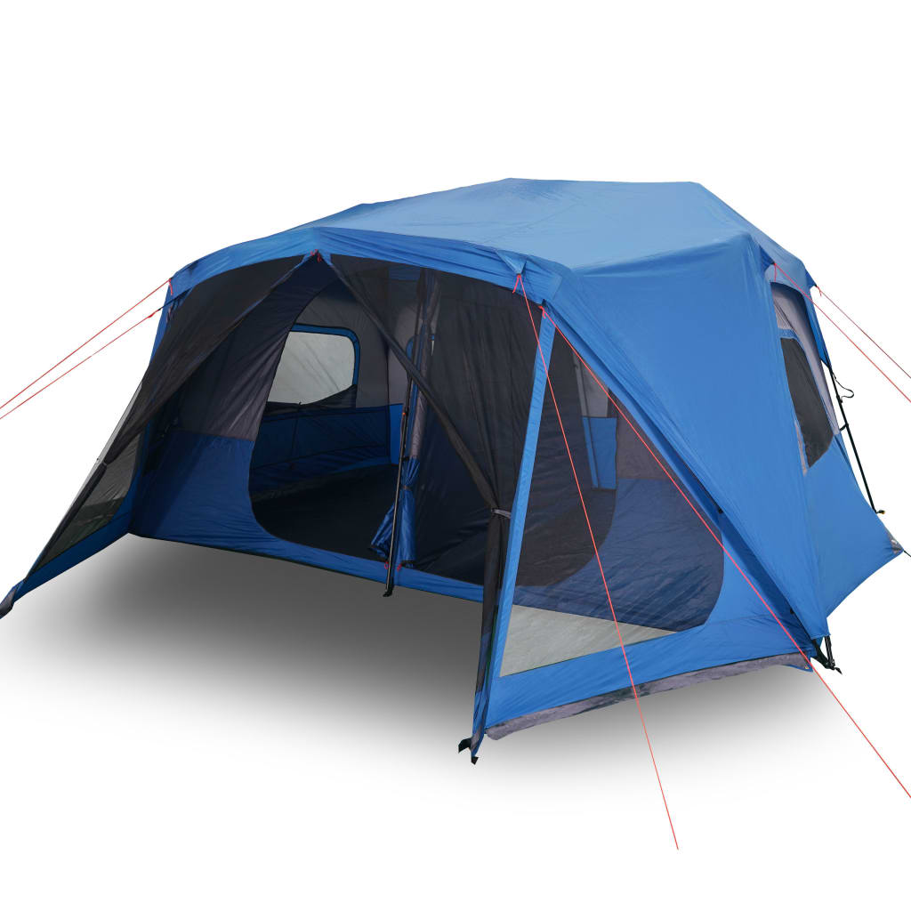 vidaXL Family Tent 10-Person Blue Quick Release Waterproof