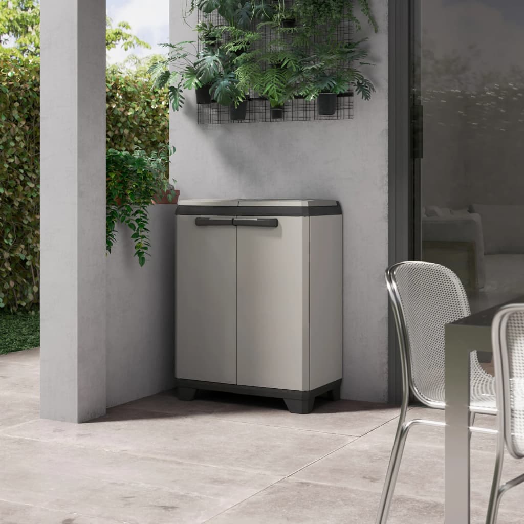 Keter Recycling Cabinet Planet Grey and Black