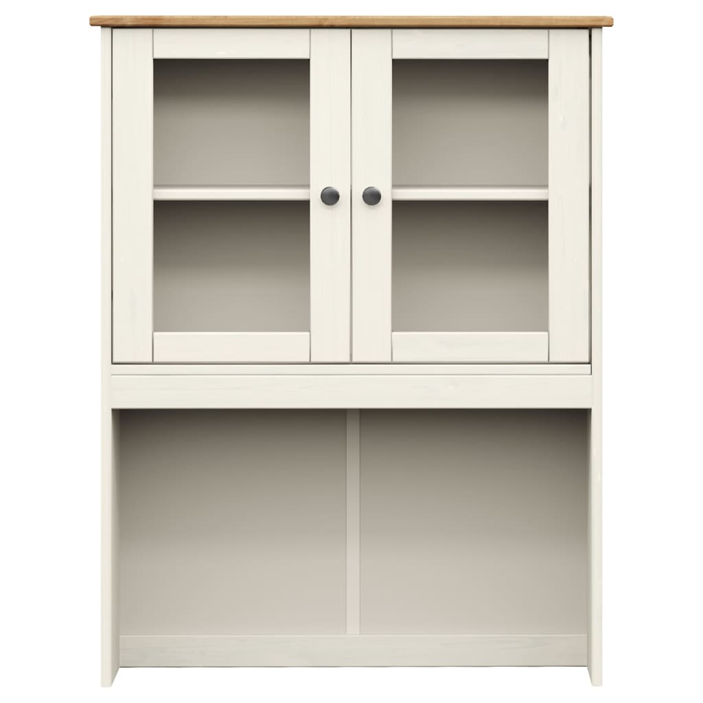 vidaXL Dresser Top VIGO White 78x30x100 cm Solid Wood Pine