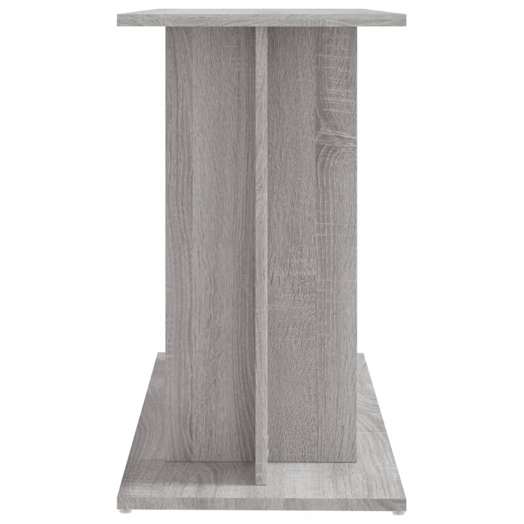 vidaXL Aquarium Stand Grey Sonoma 80x35x60 cm Engineered Wood