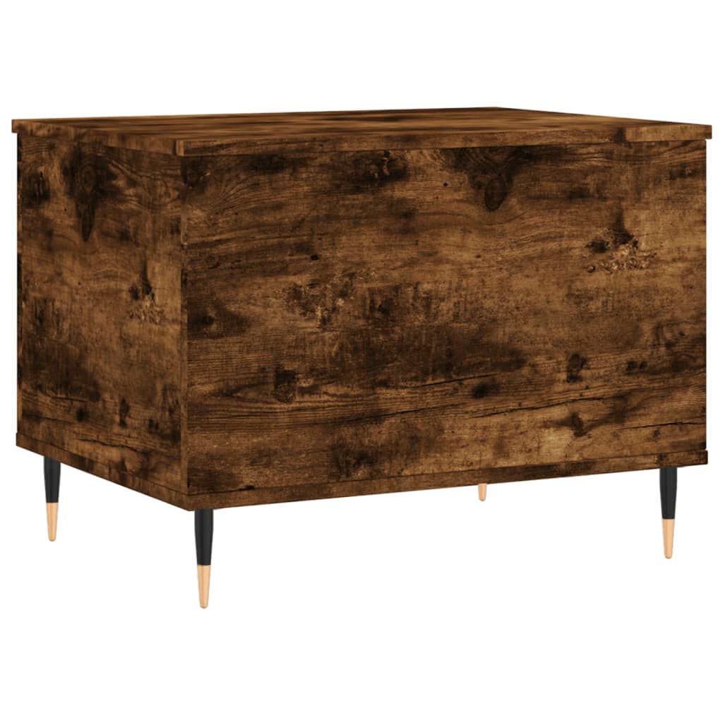 vidaXL Coffee Table Smoked Oak 60x44.5x45 cm Engineered Wood