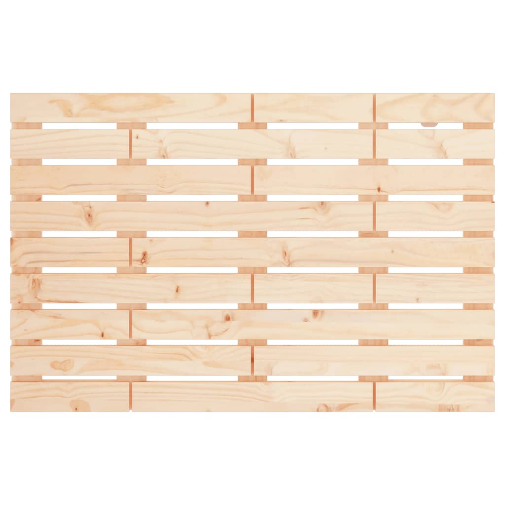 vidaXL Wall Headboard 106x3x63 cm Solid Wood Pine