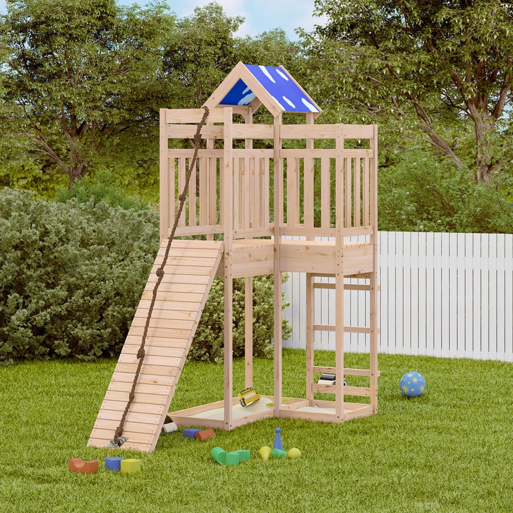 vidaXL Outdoor Playset Solid Wood Pine