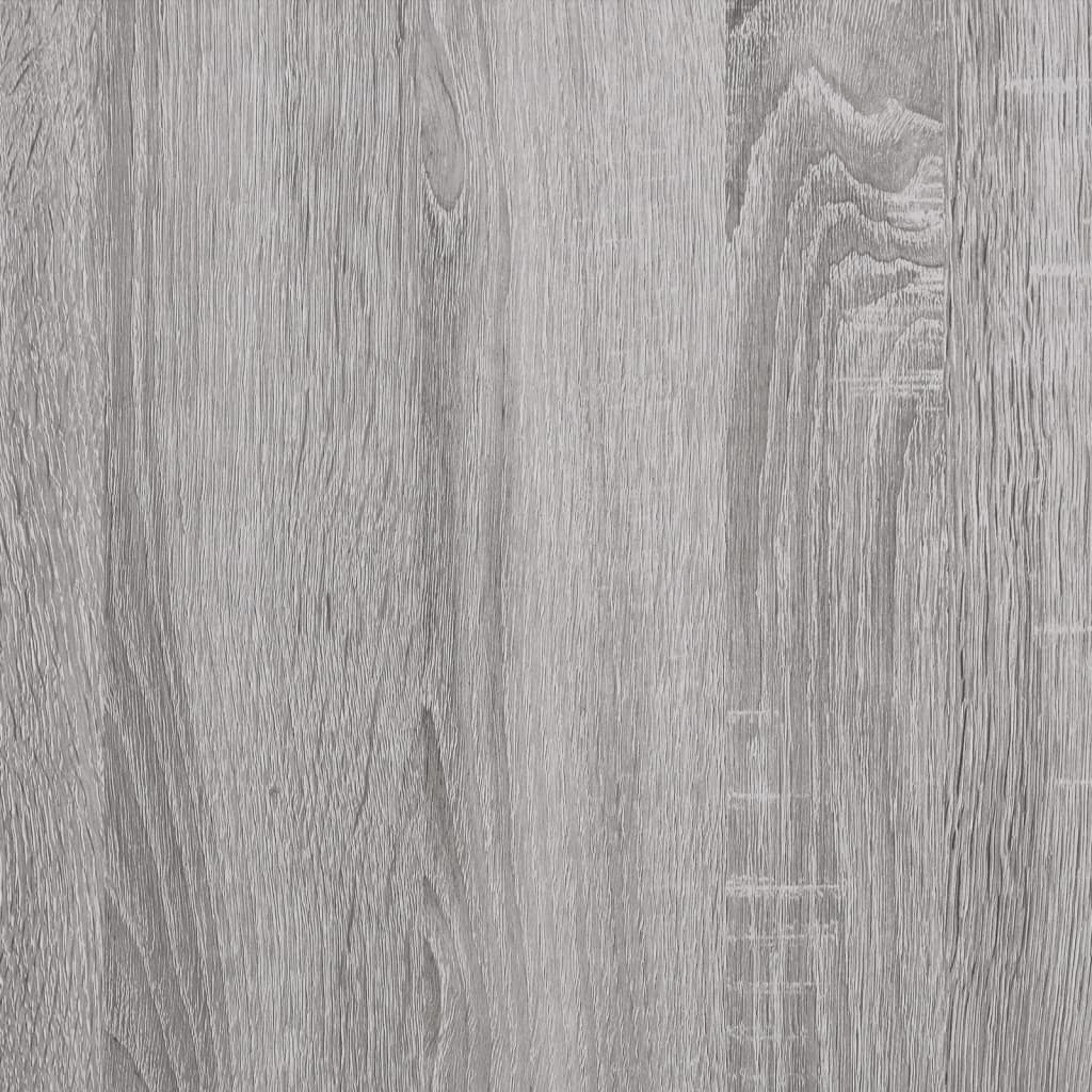 vidaXL Bookcase 4-Tier Grey Sonoma 60x30x120 cm Engineered Wood