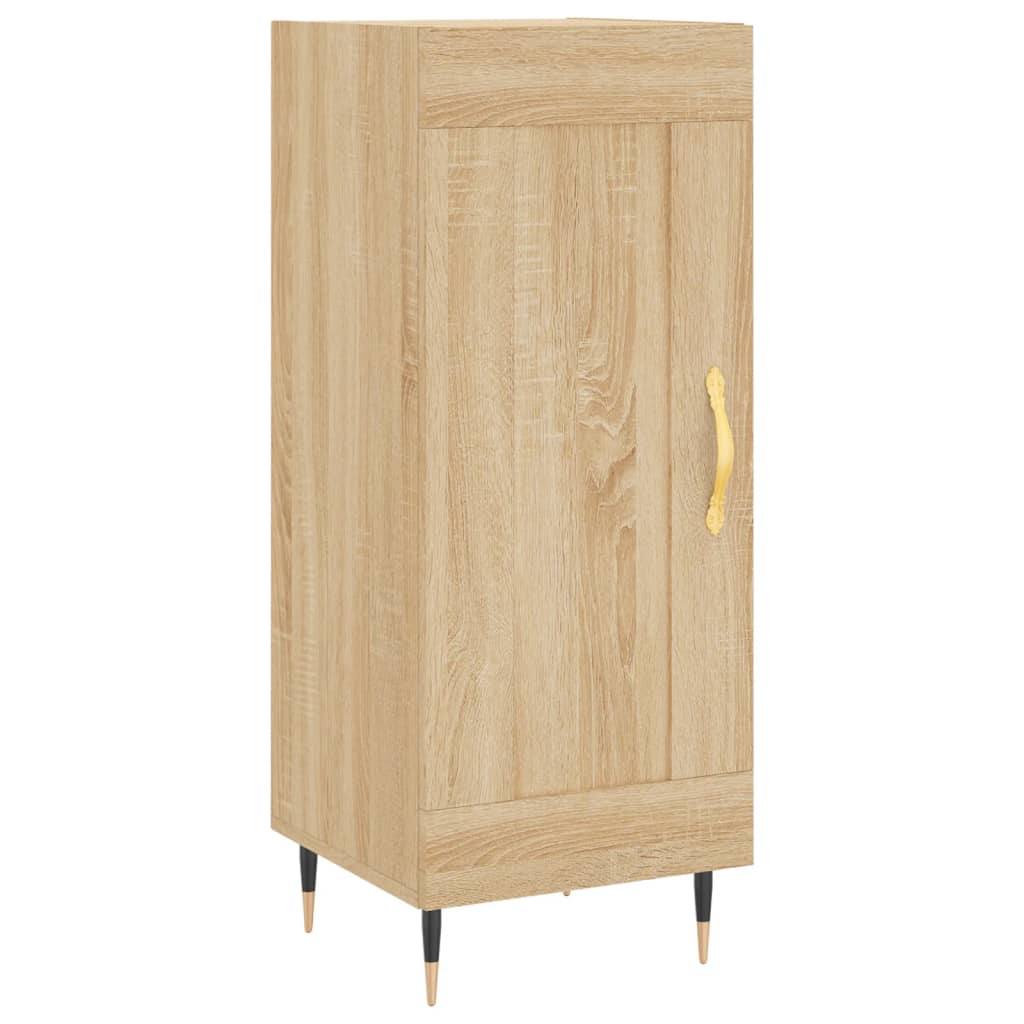 vidaXL Highboard Sonoma Oak 34.5x34x180 cm Engineered Wood