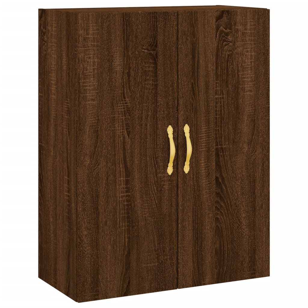 vidaXL Highboard Brown Oak 69.5x34x180 cm Engineered Wood